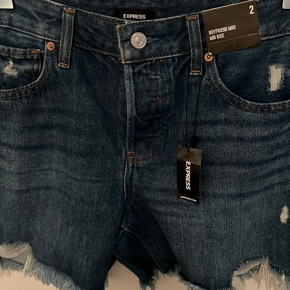 Express BOYFRIEND MIDI MID RISE